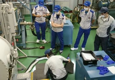 Emergency response drill (Headquarters, First Plant)