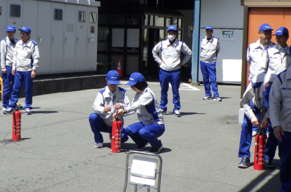 Fire extinguisher trainer experience