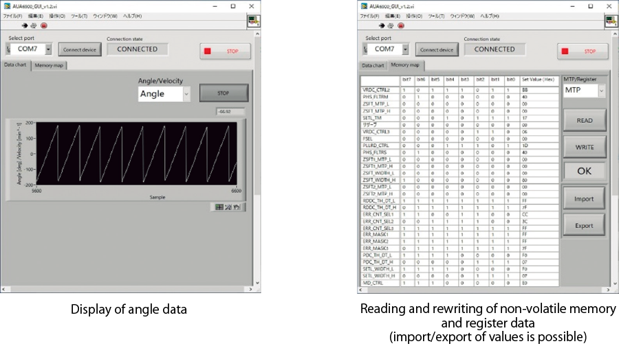 AUA0290 Evaluation Software